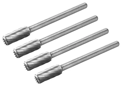 Wolframcarbid-Rotationsfräser 4er-Set, Schaft 3 mm, Ø 5 mm