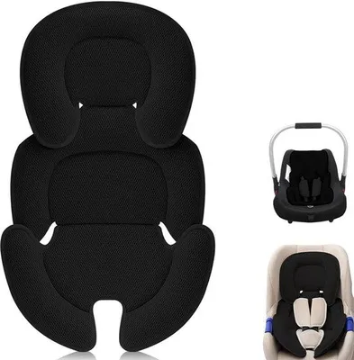 Imagen del producto de Reductor universal para asientos de coche y cochecitos para bebés: suave y flexible