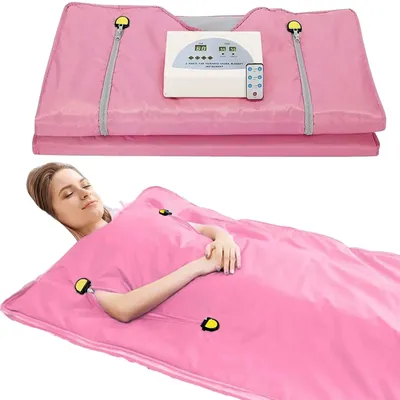 Imagen del producto de Cubierta para sauna, temperatura ajustable, diseño portátil, color rosa