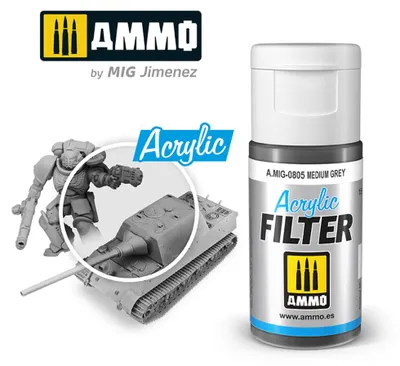 Productafbeelding van Torro ACRYLIC FILTER, mediumgrijs, A.MIG-0805