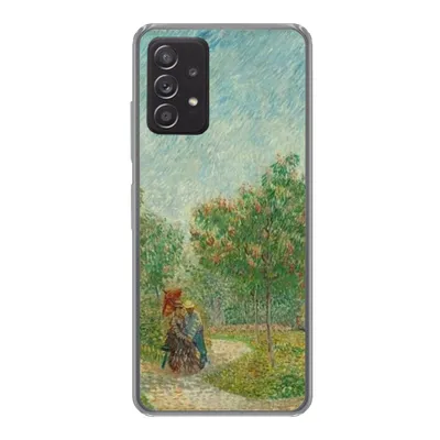 Produktbild von MuchoWow® Handyhülle Schutzhülle Hülle für Samsung Galaxy A53 5G Garten mit Liebenden - Vincent van Gogh Silikon Softcase Handy Hülle - Schutzabdeckung