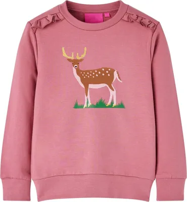 Produktbild von HOMMIE Kinder-Sweatshirt - Modernes und langlebige - Himbeerrosa 104 DE965535 - Arbeitshosen