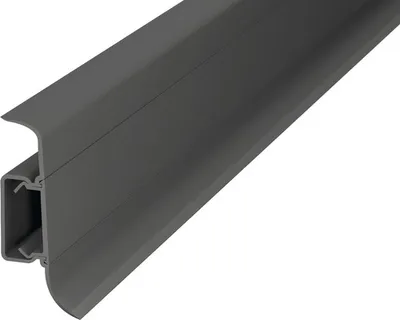 Produktbild von Prinz Klemmsockelleiste Sockelleistenkanal dunkelgrau 50x2500 mm