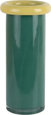 Produktbild von Present Time - Vase Plegado L - Retrogrün & Zartgelb