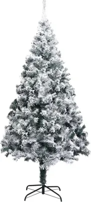 Produktbild von vidaXL Künstlicher Weihnachtsbaum mit Schnee Grün 180 cm PVC