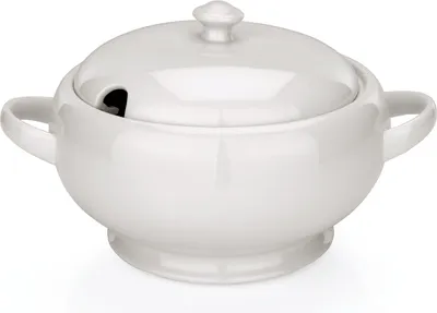 Obrázok produktu pre Nádoba s vekom, Ø 22 cm, biela
