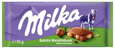 Produktbild von Milka Ganze Haselnüsse 95g