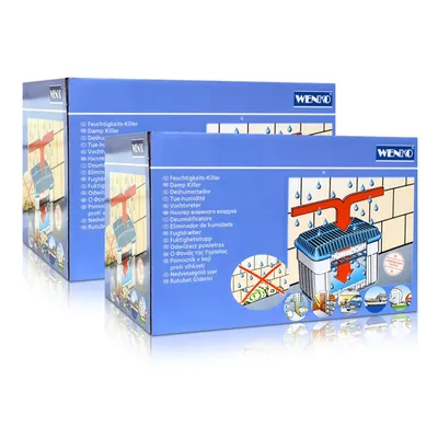 Produktbild von 2x Wenko Feuchtigkeitskiller - Raumentfeuchter,1 kg