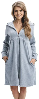 Imagen del producto de Solidchoice: Bata para mujer con capucha