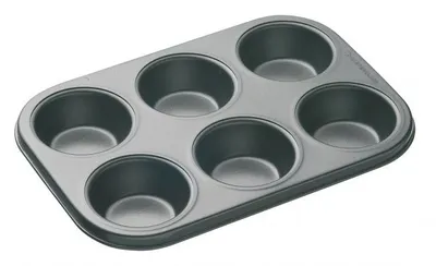 Produktbild von MasterClass Muffinblech - 27 x 18 cm - 6 Stücke