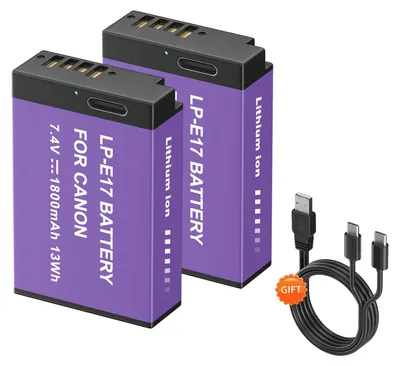 Obrázek produktu pro Bateriový blok, kapacita 1800 mAh, nabíjecí konektor Type-C, 2 kusy baterií