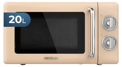 Productafbeelding van Cecotec 01704, Werkblad, Vrijstaande magnetron, 20 liter, 700 watt, Draaibaar, Beige