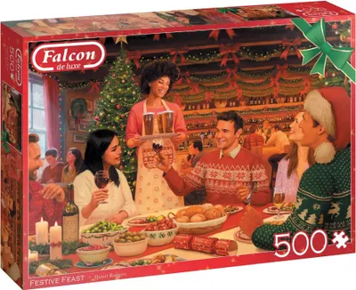 Zdjęcie produktu dla FALCON Puzzle Świąteczna uczta 500 elementów