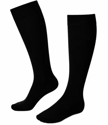 Produktbild von Damen Kniestrümpfe Einfarbig Neutrale Schwarz Größe 39-42