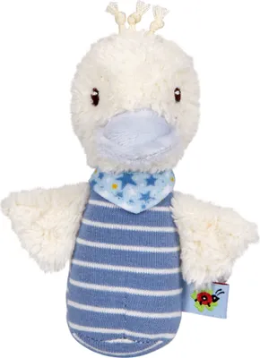 Produktbild von BabyGlück|Die Spiegelburg Minirassel Gans, hellblau - BabyGlück