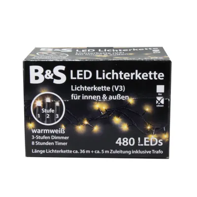 Immagine prodotto di Luci fiabesche 480 LED con funzione timer di 8 ore Dimmer a 3 livelli