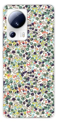 Image de 1001Coques - Coque silicone compatible avec Xiaomi 13 Lite - Motif liberty wiltshire vert - Design original imprimé en France