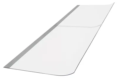 Produktbild von Vordach/Türdach - Wandmontierte Markise - Klares PET - Regen- & Schneeschutz - Sonnenschutz - Für Eingang, Fenster, Balkon - Schwere Ausführung - 160x50 cm