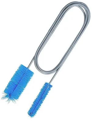 Image de Brosse de nettoyage flexible pour aquarium à double tête, pour les tuyaux et les filtres