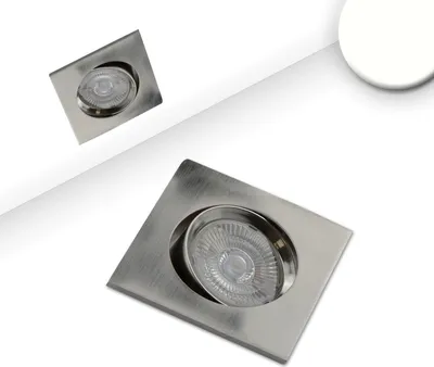 Produktbild von ISOLED LED Einbauleuchte Slim68 Alu gebürstet, eckig, 9W, neutralweiß, dimmbar