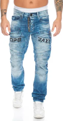 Produktbild von Cipo & Baxx Herren Jeans BJ4910 Blau, W34/L32