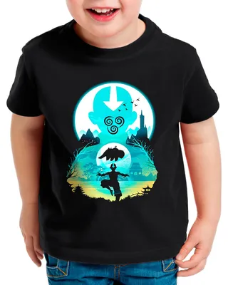 Produktbild von A.N.T. Fly Blue Kinder T-Shirt avatar anime japan manga last