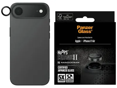 Produktbild von PanzerGlass Hoops Ceramic II Camera Lens Protector iPhone Air