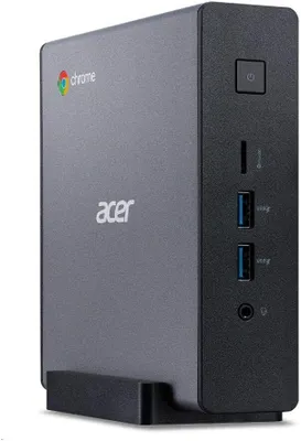 Zdjęcie produktu dla Acer Chromebox CXI4 - Mini-PC - 1 x Core i3 10110U / 2,1 GHz - RAM 8 GB - Flash - eMMC 64 GB - UHD Graphics - 1GbE - WLAN: Bluetooth 5.0, 802.11a/b/g/n/ac/ax - Chrome OS (z aktualizacją Chrome Enterprise)