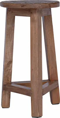 Obrázek produktu pro vidaXL Stolička přírodní 28 x 28 x 50 cm mahagonové dřevo