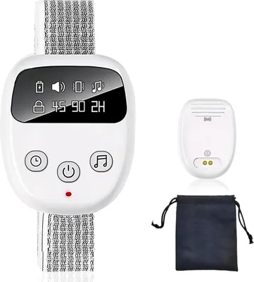 Produktbild von Kabelloser Urinalarm für Kinder & Senioren, Trainingshilfe mit Musik-, Licht- & Vibrationssignal, einstellbarer Timer 45–120 Minuten