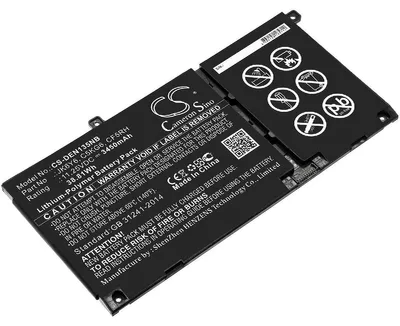 Produktbild von Akku für Dell JK6Y6 Li-Ion 11,25 Volt 3450 mAh schwarz.