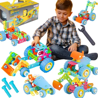 Obrázok produktu pre Stavebnicová sada vozidiel Woopie 6 v 1