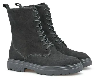Produktbild von Lloyd Damen Leder Stiefeletten knöchelhoch mit Schnürung, Reißverschluss und profilierter Gummisohle