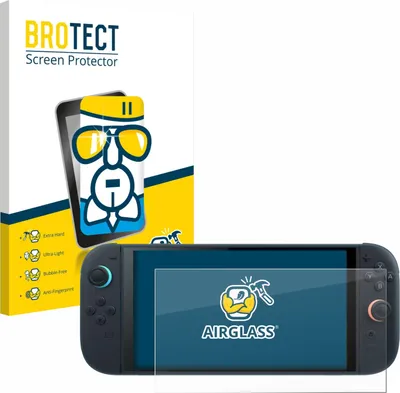 Produktbild von BROTECT Schutzglas für Nintendo Switch 2 Schutzfolie Panzer Folie Glas Display Schutz klar