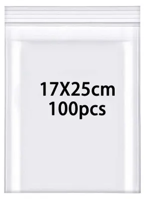 Produktbild von 100 wiederverschließbare Beutel, 170 x 250 mm
