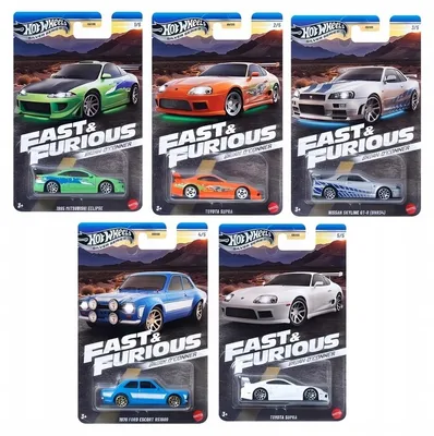 Produktbild von Hot Wheels Brian O'Conner FAST & FURIOUS SET 5 Autos