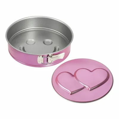 Immagine prodotto di Zenker Creative Studio Springform mit 2 Motivböden, Spring Form, Backform, Kuchenform, Ilag Special, Grau / Twist Effekt Frozen Rose, Ø 26 cm, 7478