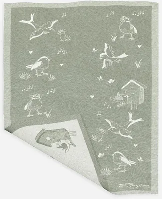 Produktbild von Geschirrtuch "Piepmax" lorbeer Halbleinen 45x73cm