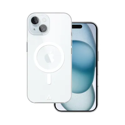 Produktbild von alkaya. LUCID kompatibel mit MagSafe iPhone 15 Schutzhülle, Handyhülle, Silikonhülle - Transparent