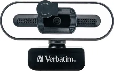 Produktbild von Verbatim Webcam mit Mikro+Licht AWC-02 Full HD 1080p Autof retail