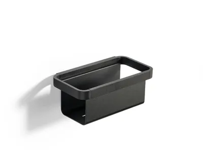 Produktbild von Zone Denmark Duschregal Rim, Duschablage, Badregal, Aluminium, Black, 22 x 11 x 9 cm, 14636
