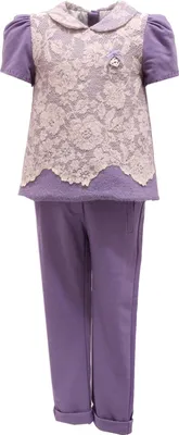 Productafbeelding van 5748R complete set: blouse en broek, meisjespak van MISS BLUMARINE