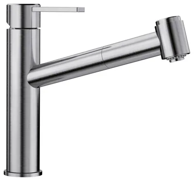 Immagine prodotto di BLANCO AMBIS-S, superficie metallica, acciaio inox spazzolato, alta pressione