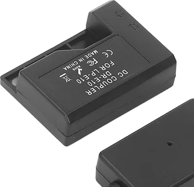 Immagine prodotto di LP E10 Batteria fittizia DR Accoppiatore CC con alimentatore di tipo C per 1100D 1200D 1300D 1500D 2000D T3 T5 T7 Kiss X50 X80 Fotocamera digitale