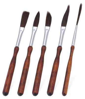 Image de Ensemble de 20 pinceaux en fil métallique décoratifs, idéaux pour les travaux de précision