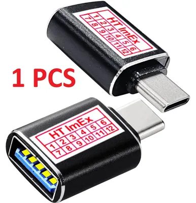 Produktbild von USB-C 3.1 auf USB-A 3.0 OTG Adapter: Konverter Stecker von Typ C auf A Buchse