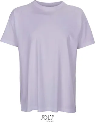 Image de SOLs 03806 | Hommes Boxy Oversized T-Shirt - Coton peigné - Couleur : Lilas - Taille : XL