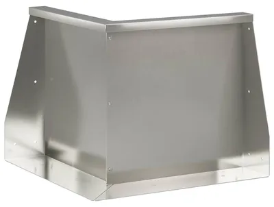 Productafbeelding van Steunmuur, 50 x 50 x 50 cm, roestvrij staal, zilverkleurig
