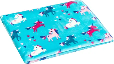 Obrázek produktu pro Dětská deka ELLA - 75x100 cm - Tyrkysová,Růžová,Bílá