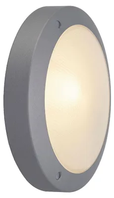 Image de SLV Bulan 229072 Outdoor wall light Energy-saving bulb, LED (monochrome) E14 60 W Silver